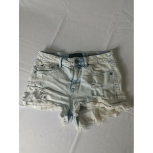 Aeropostale Jean Shorts Size 0 High Waisted Shorty Measurements In Photos